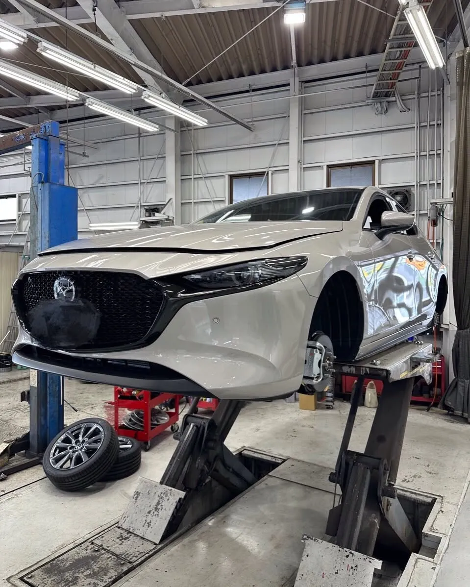 【 MAZDA3 カスタム＆調整作業🧑🏼‍🔧】