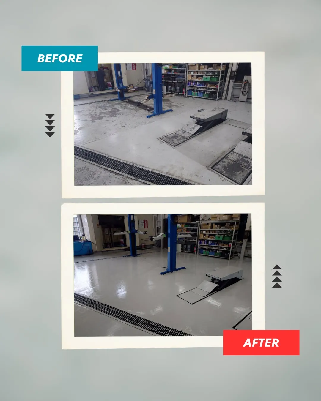 ✨【整備工場の床をリニューアルしました!】✨