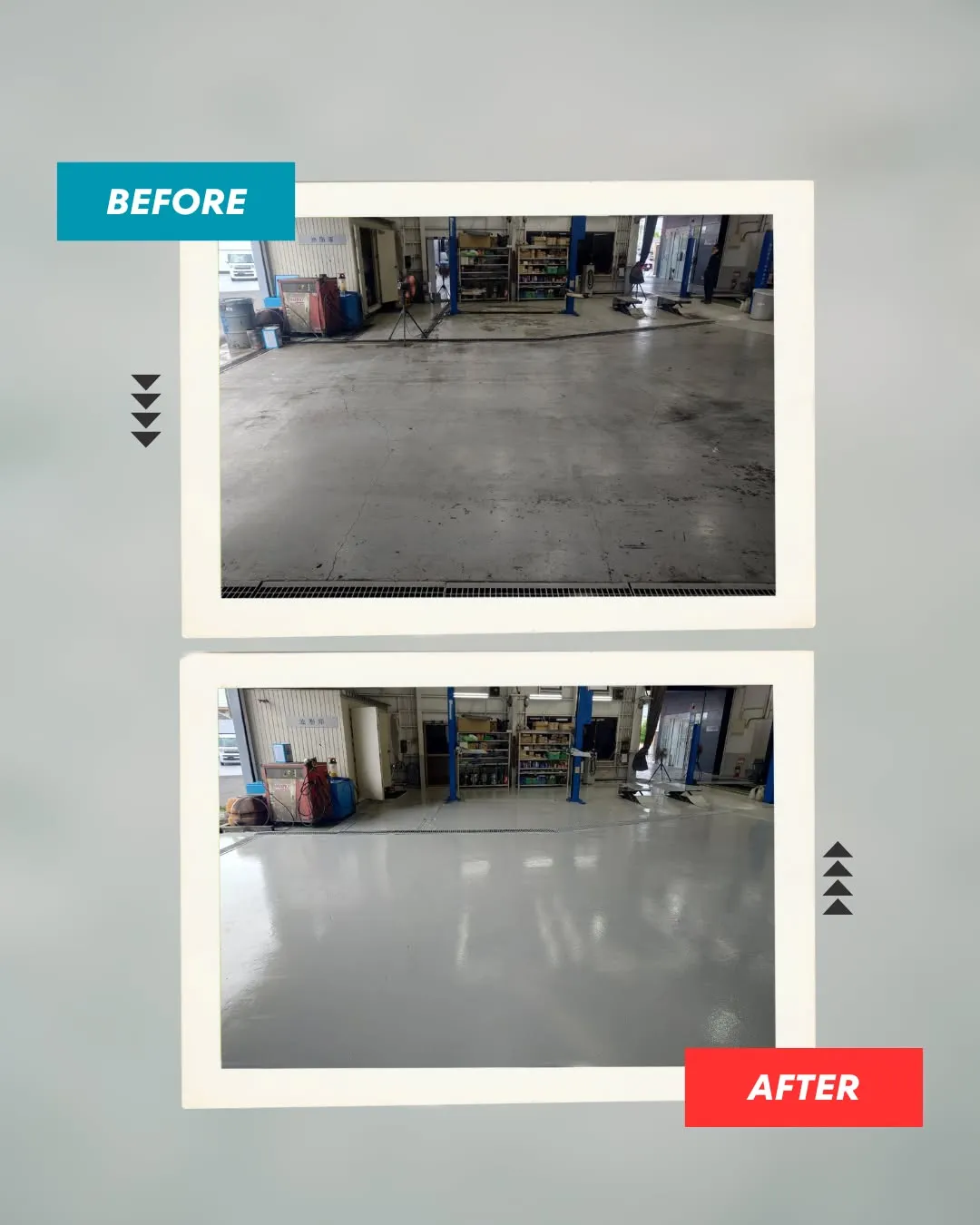 ✨【整備工場の床をリニューアルしました!】✨