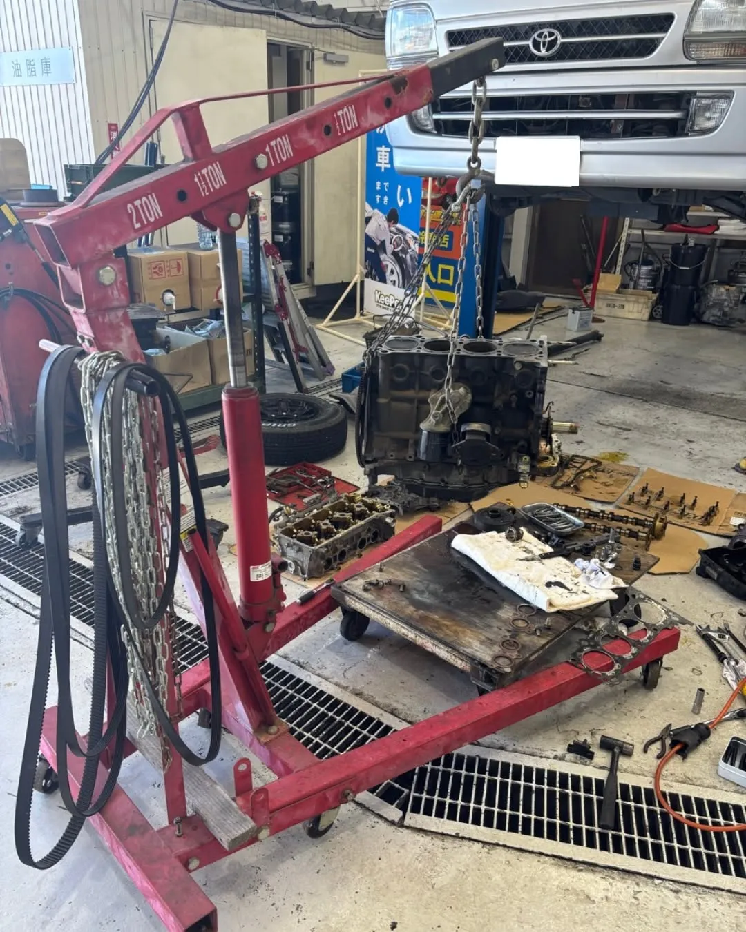 【レジアスエース オイル漏れ修理🔧】